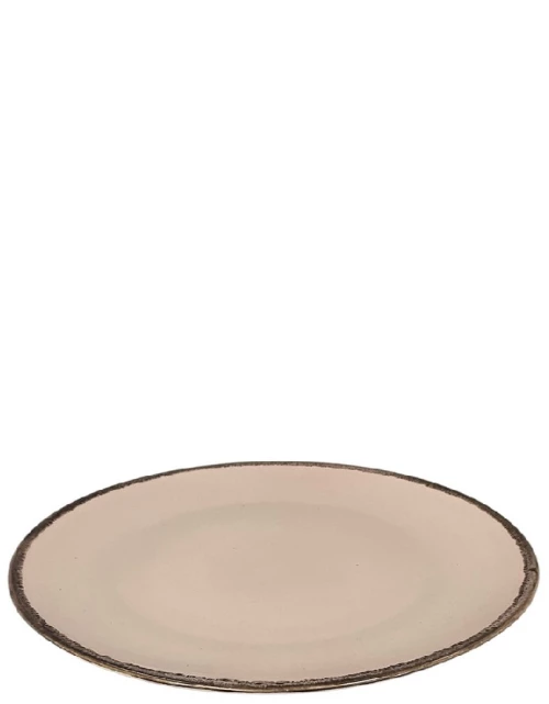 Vibes πιάτο φρούτου από πορσελάνη σε ροζ απόχρωση σετ έξι τεμαχίων 21 εκ