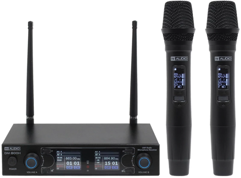 W-Audio MIC-78 - Ασύρματο Σετ Μικροφώνων Χειρός 863.0Mhz-865.0Mhz