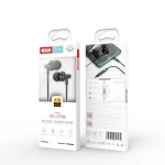 XO EP35 Metal Silver - Handsfree Ακουστικά