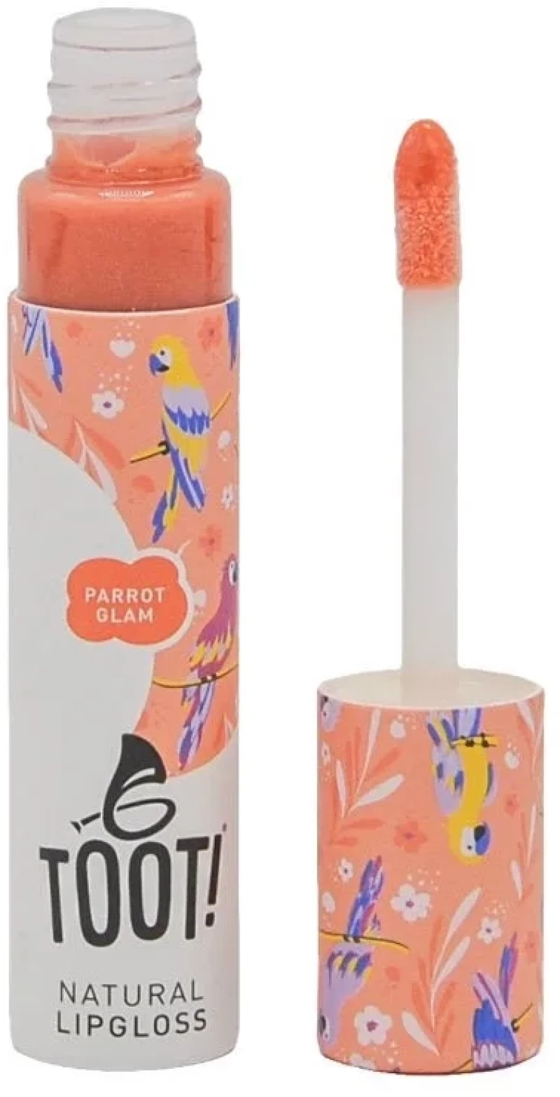 TOOT! Natural Lip Gloss Parrot Glam