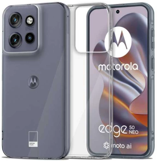 TechWave Ultra Slim 0.5mm back case for Motorola Edge 50 Neo transparent