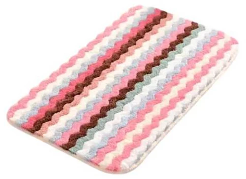 Πατάκι μπάνιου - 38x58cm - 915572 - Pink/White