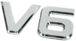 ΜΕΤΑΛΛΙΚΟ ΣΗΜΑ V6 165x92mm 1ΤΕΜ.
