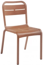 Cannes Καρέκλα Πολυπροπυλενίου Terracotta 53,5x60x89cm