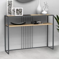 Κονσόλα Kary χρώμα oak 120x33x90εκ.