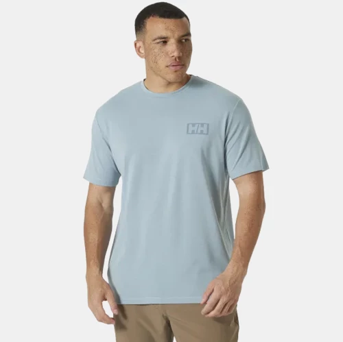 Helly Hansen Skog Graphic T-Shirt Windy Blue