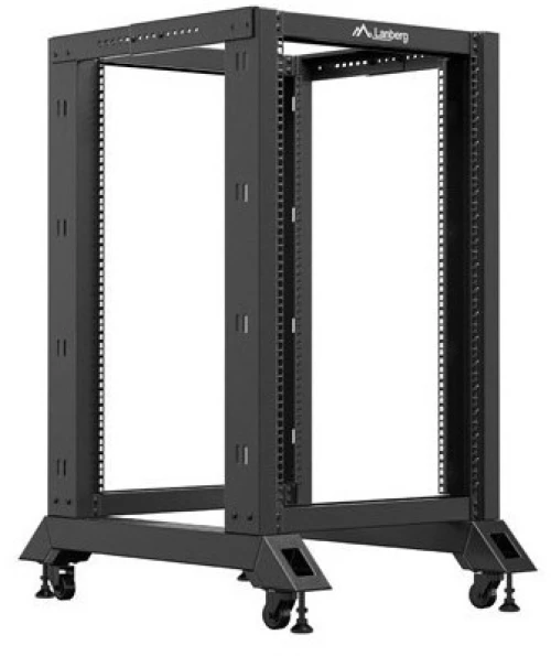 OPEN RACK 18U 600X800 BLACK LANBERG