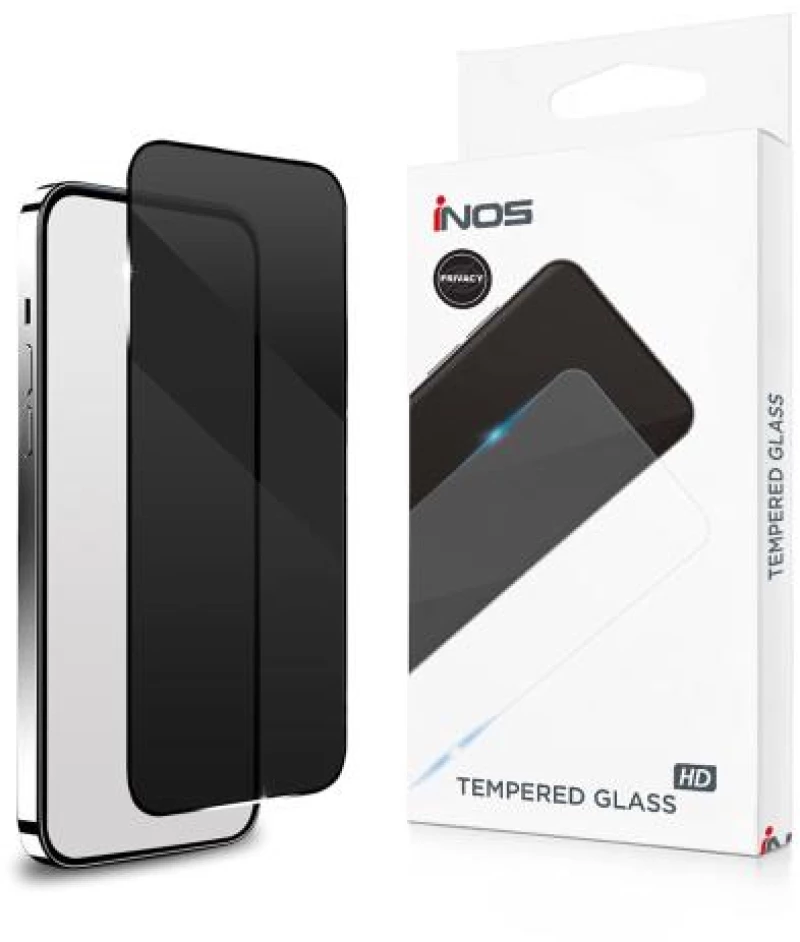 Tempered Glass Full Face Privacy inos 0.33mm Samsung Galaxy S25 Plus 5G Μαύρο