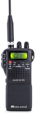 Midland C1267 two-way radio 40 channels 26.565 - 27.99125 MHz Black
