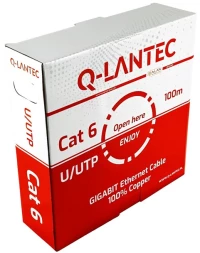 Q-LANTEC U/UTP cat.6A network cable, twisted pair, LSOH