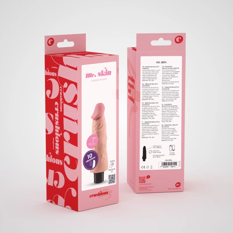 CRUSHIOUS MR. SKIN REALISTIC VIBRATOR