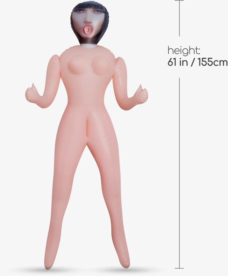 CRUSHIOUS PAOLA THE TEACHER INFLATABLE DOLL WITH STROKER