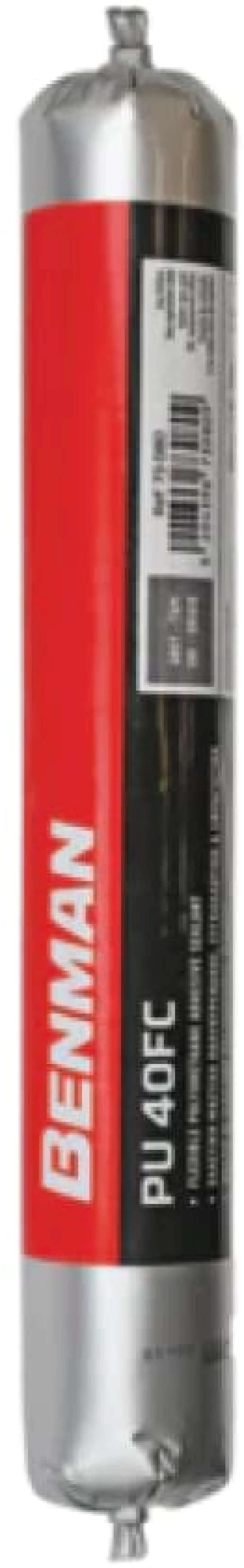 Αρμόκολλα Πολυουρεθάνης PU 40FC σαλάμι 600ml λευκή BENMAN 73078