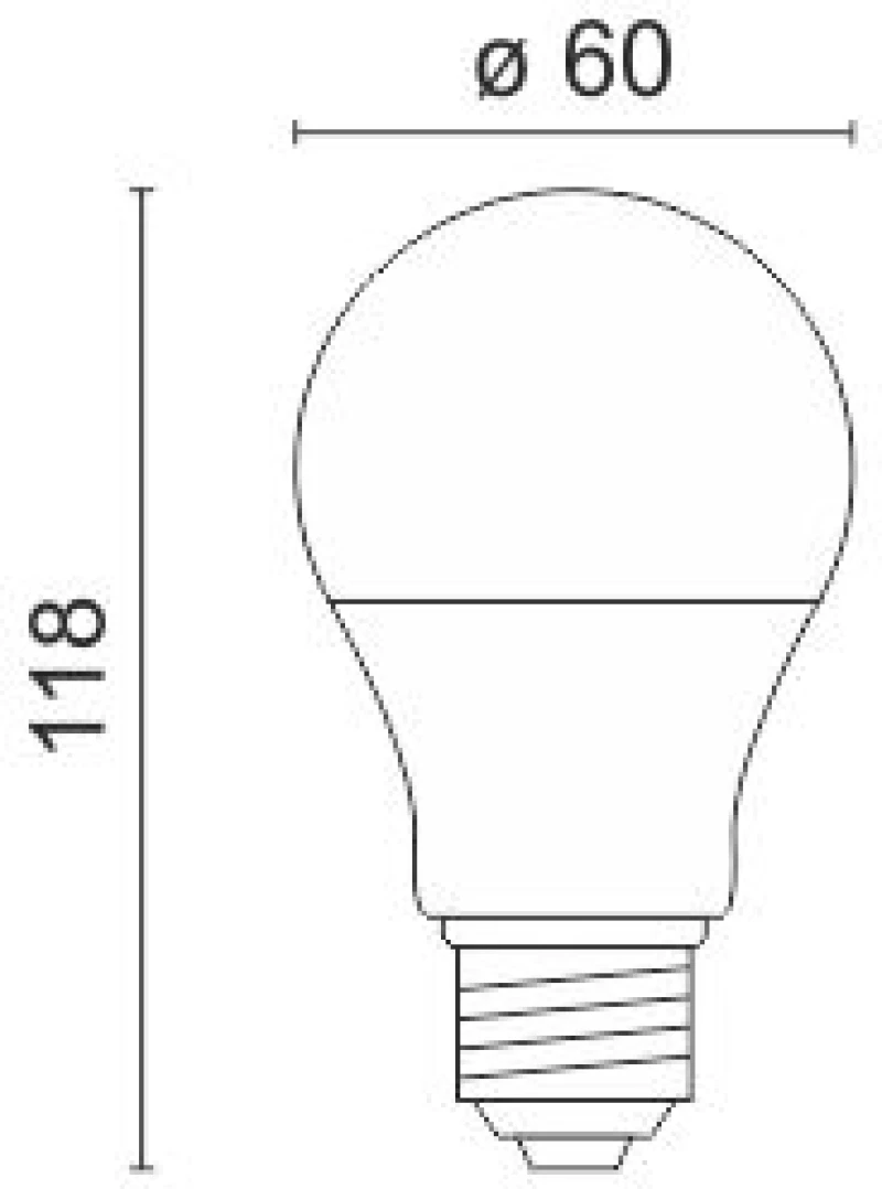 ΛΑΜΠΤΗΡAΣ LED E27 10W 3000K 5302