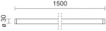 Τ8 24W 1.5 4000K ENOΣ ΑΚΡΟΥ 6749