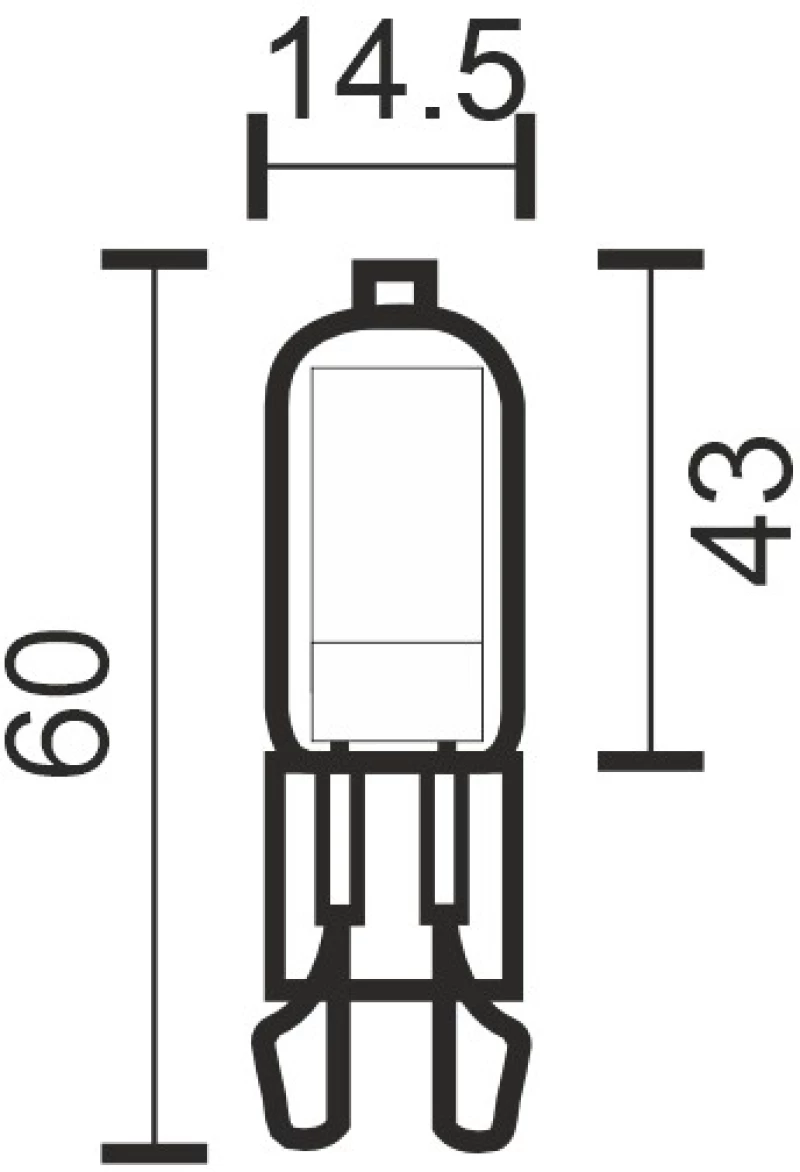 G9 COB 3W 6000K 6716