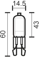 G9 COB 3W 6000K 6716
