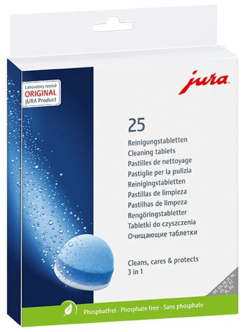 JURA 3-phase-cleaning tablets