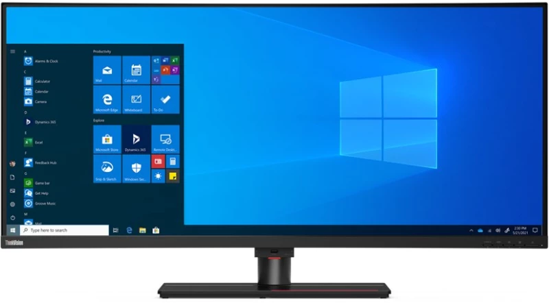 Lenovo ThinkVision P40w-20 LED display 100.8 cm (39.7") 5120 x 2160 pixels 5K Ultra HD Black