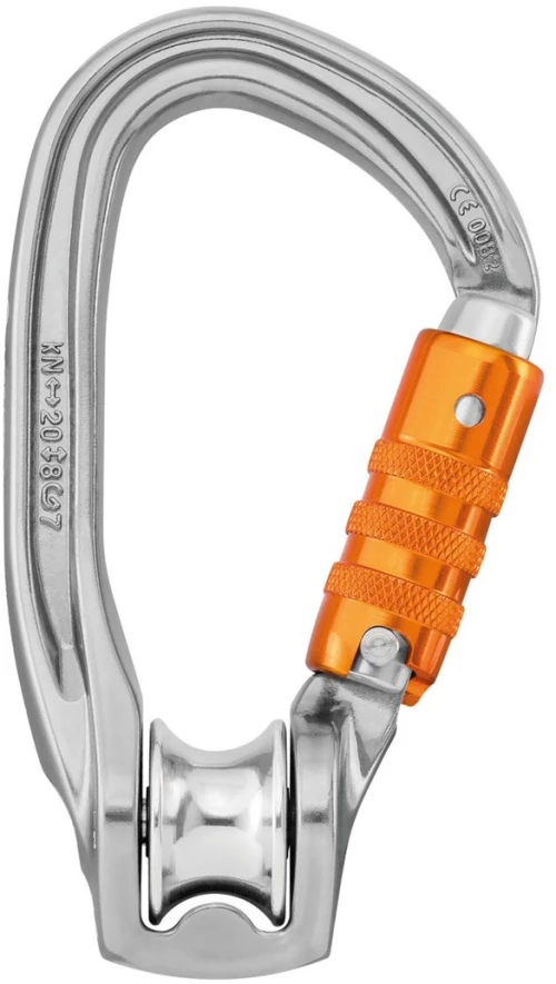 Rollclip carabiner with triact PETZL