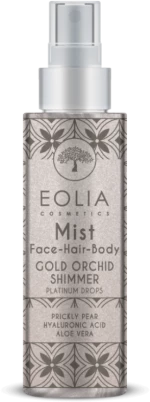 BODY MIST SHIMMER PLATINUM DROPS GOLD ORCHID 150ml της Eolia Cosmetics