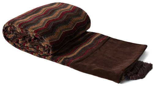 Silk Fashion ΡΙΧΤΑΡΙΑ 602 κύμα (150cm x 180cm) καφέ