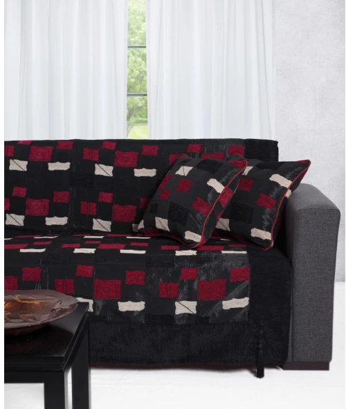 Silk Fashion ΡΙΧΤΑΡΙΑ 913 (180cm x 180cm / 180cm x 250cm / 180cm x 300cm) μαύρο