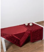 Silk Fashion Καρέ (85cm X 85cm) 8373 κόκκινο