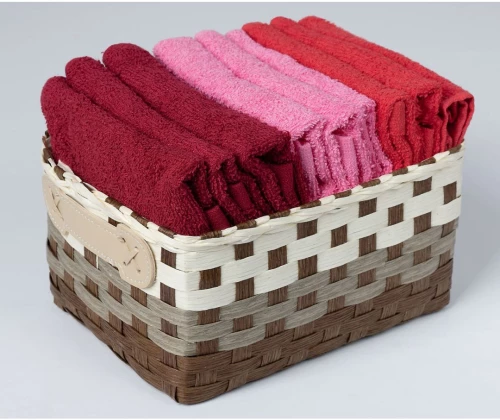 Silk Fashion Σετ λαβέτες 9 τεμάχια (30cm x 30cm) κόκκινο