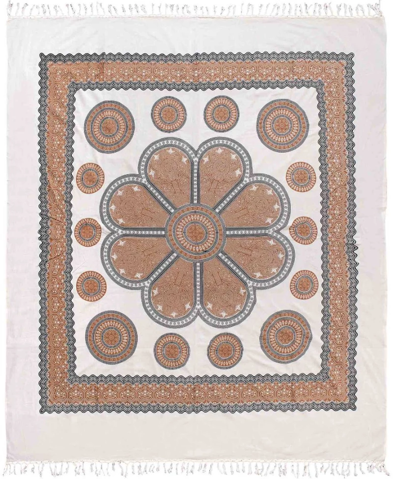 Silk Fashion Pestemal διπλό (220cm x 240cm) 20 μπέζ