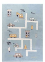 Παιδικό Χαλί 160x230 Μπλε 342-030 Living by Tzikas
