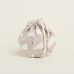 Beauty Home ΠΟΥΓΚΙ ΟΒΑΛ ΜΕ ΚΟΡΔΟΝΙ 13 x 14 cm  ΚΥΚΝΟΙ
