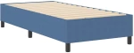 vidaXL Κρεβάτι με ελατήρια Μπλε 90 x 190 cm Βελούδο