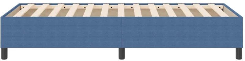 vidaXL Κρεβάτι με ελατήρια Μπλε 90 x 190 cm Βελούδο