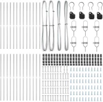 vidaXL Στύλος Περιφράξεων Άλλο 26 pcs Ασημί 3.2 x 3.2 x 150 εκ Ατσάλι