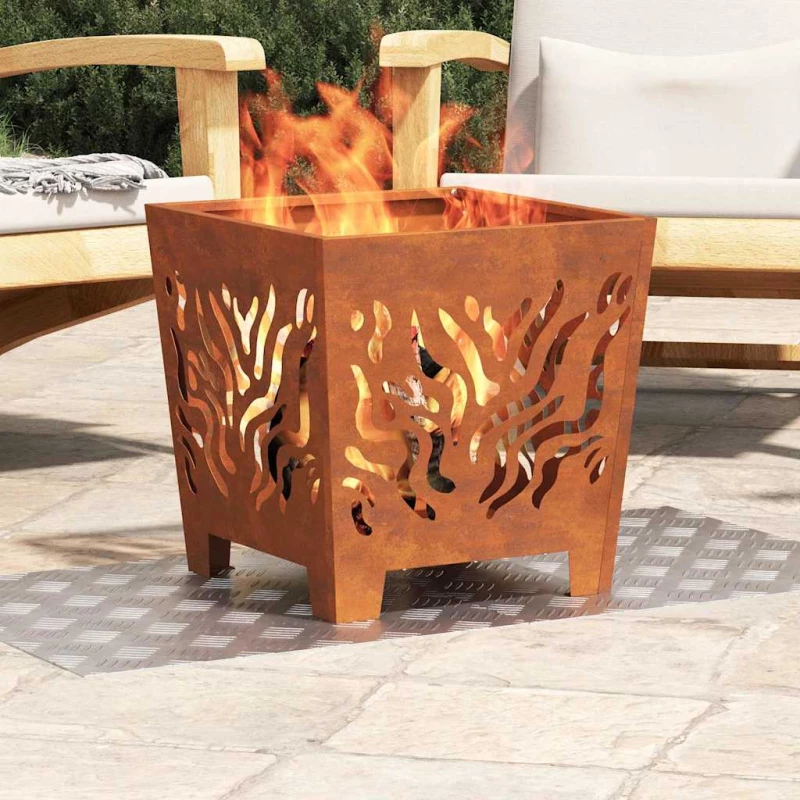 vidaXL Επιφάνειες Καρό 2 pcs Ασημί 50 x 50 cm Αλουμίνιο