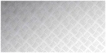 vidaXL Επιφάνειες Καρό 2 pcs Ασημί 100 x 50 cm Αλουμίνιο