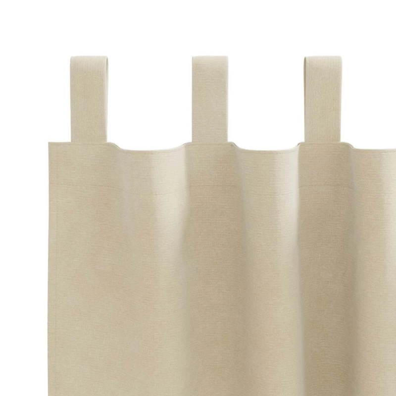 vidaXL Κουρτίνες με κουρτίνες 2 pcs Κρεμ 140 x 245 cm Βελούδο