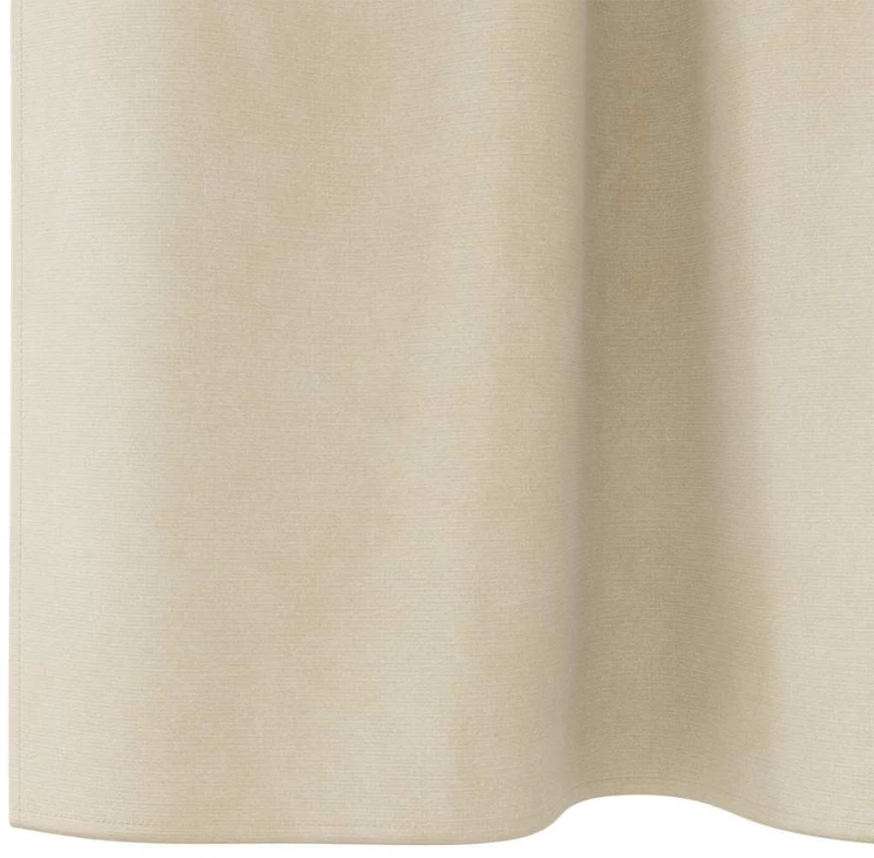 vidaXL Κουρτίνες με κουρτίνες 2 pcs Κρεμ 140 x 245 cm Βελούδο