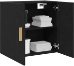 vidaXL Ντουλάπα Τοίχου Μαύρη δρυς 60 x 30 x 60 cm Επεξεργασμένο ξύλο