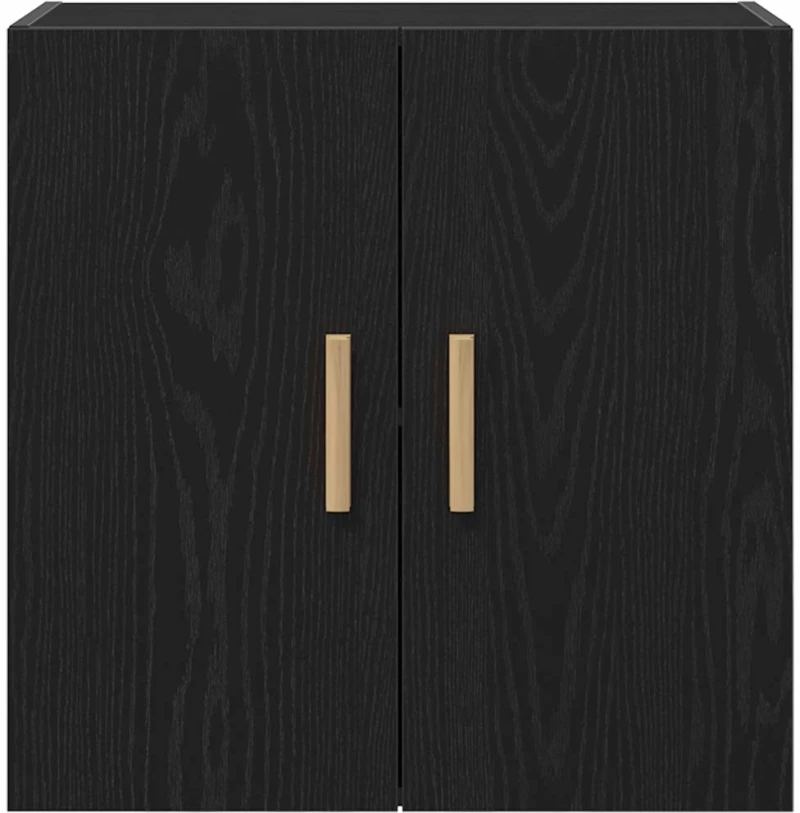 vidaXL Ντουλάπα Τοίχου Μαύρη δρυς 60 x 30 x 60 cm Επεξεργασμένο ξύλο