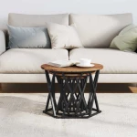 vidaXL Κομοδίνο Μονάδας 3 pcs Παλαιό ξύλο 53 x 53 x 40 cm