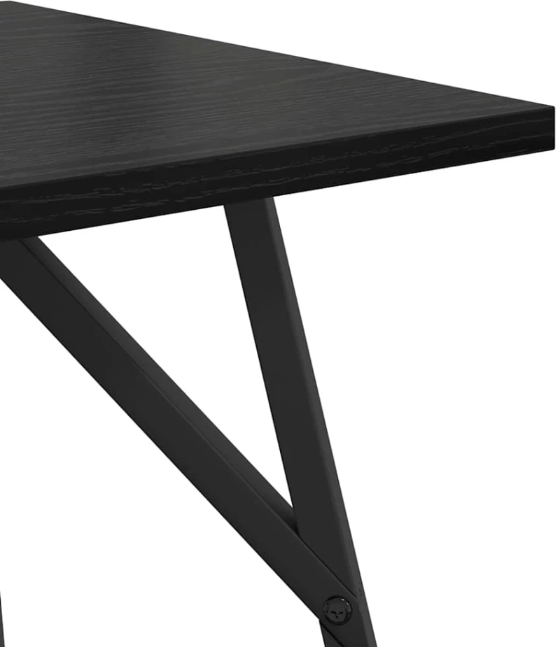 vidaXL Σετ βοηθητικά τραπεζάκια 2 pcs Μαύρη δρυς 50 x 50 x 50 cm