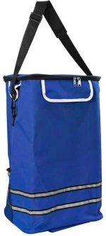 vidaXL Καρότσι Αγορών Μπλε 47 x 39 x 100.5 εκ. Ύφασμα Oxford