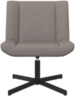 vidaXL Περιστρεφόμενη καρέκλα Taupe 63 x 75 x 76 εκ ύφασμα