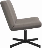 vidaXL Περιστρεφόμενη καρέκλα Taupe 63 x 75 x 76 εκ ύφασμα