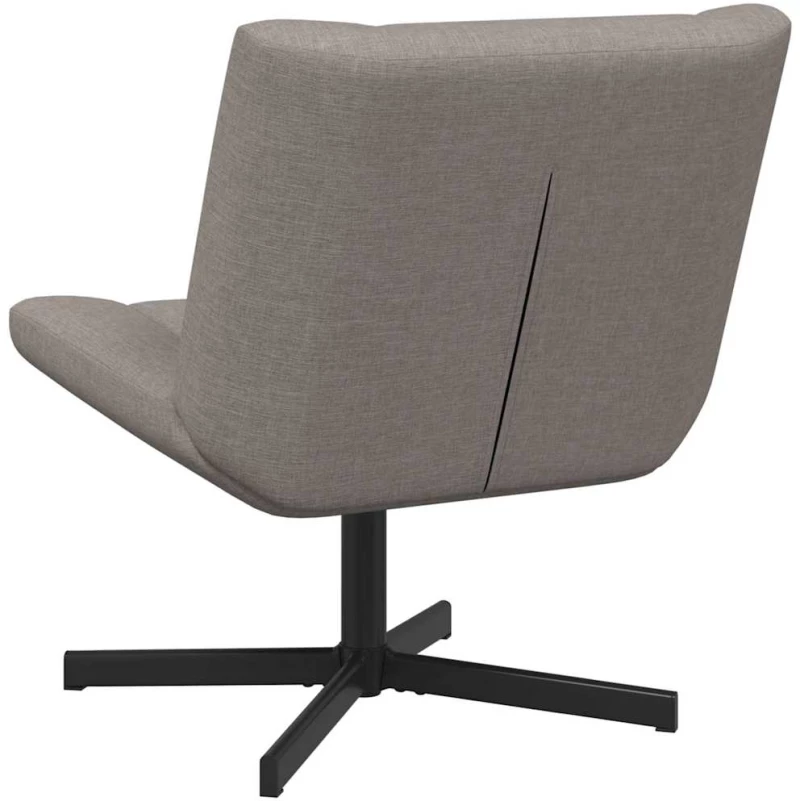 vidaXL Περιστρεφόμενη καρέκλα Taupe 63 x 75 x 76 εκ ύφασμα