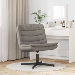 vidaXL Περιστρεφόμενη καρέκλα Taupe 63 x 75 x 76 εκ ύφασμα