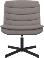 vidaXL Περιστρεφόμενη καρέκλα Taupe 63 x 75 x 76 εκ ύφασμα