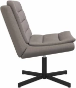 vidaXL Περιστρεφόμενη καρέκλα Taupe 63 x 75 x 76 εκ ύφασμα